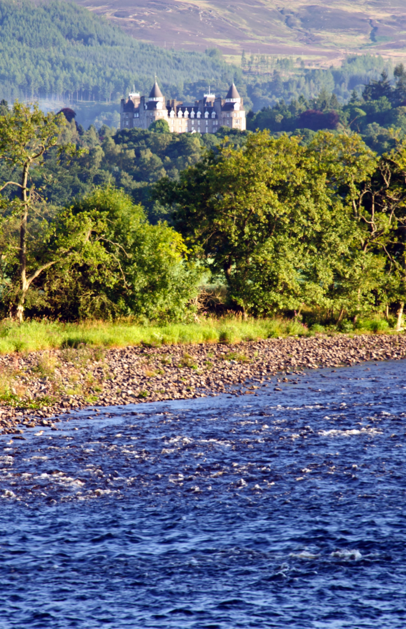 vue sur l'Atholl Palace près de Pitlochry
