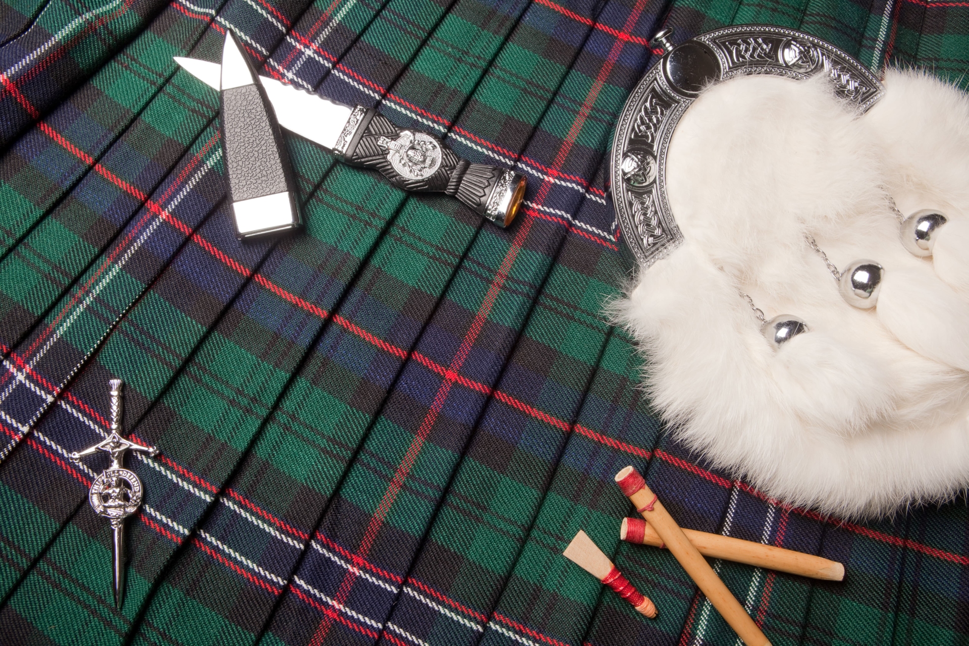 kilt avec ses accessoires