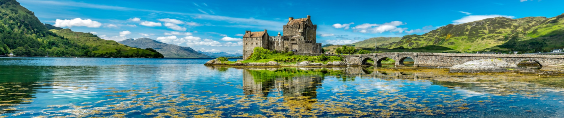 Panorama sur le Eilean Donan Castle