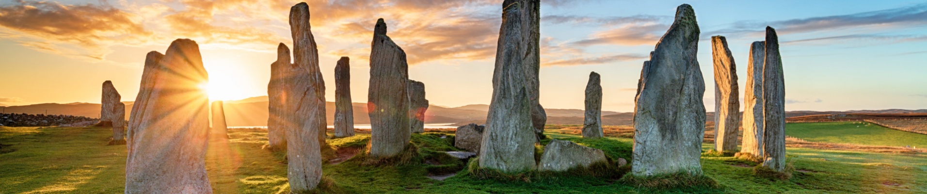 Pierres levées à Callanish sur l'île de Lewis