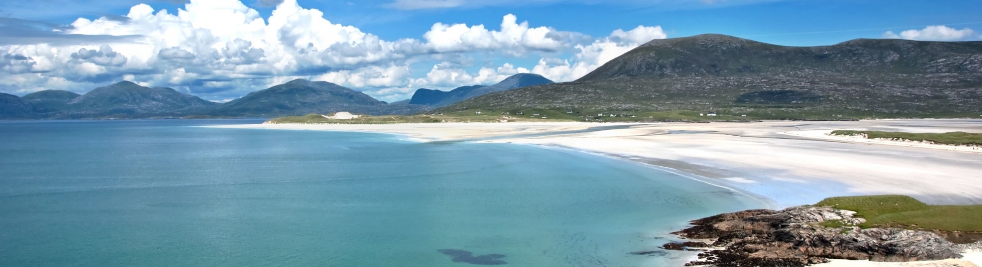 vue sur une plage de Lewis et Harris