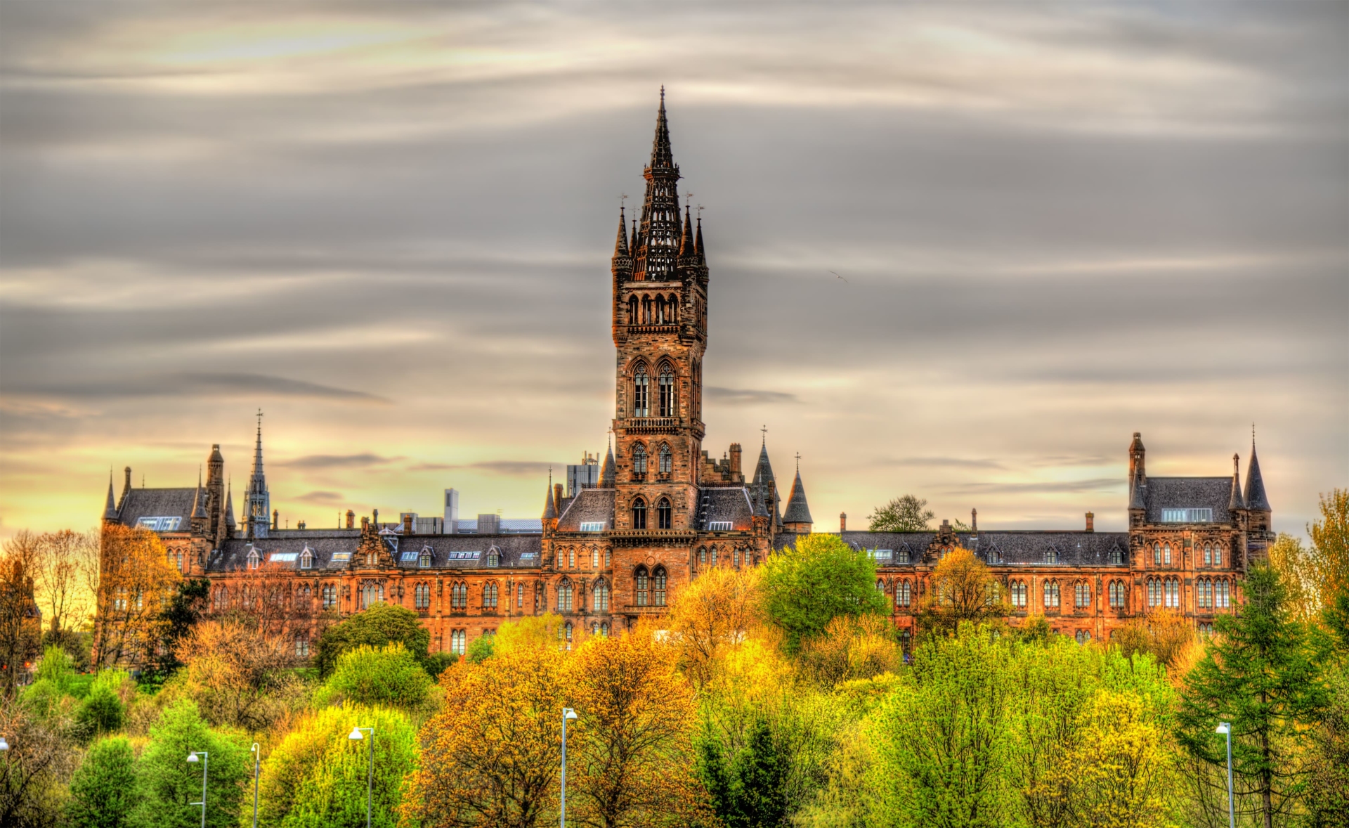 vue sur l'université de Glasgow