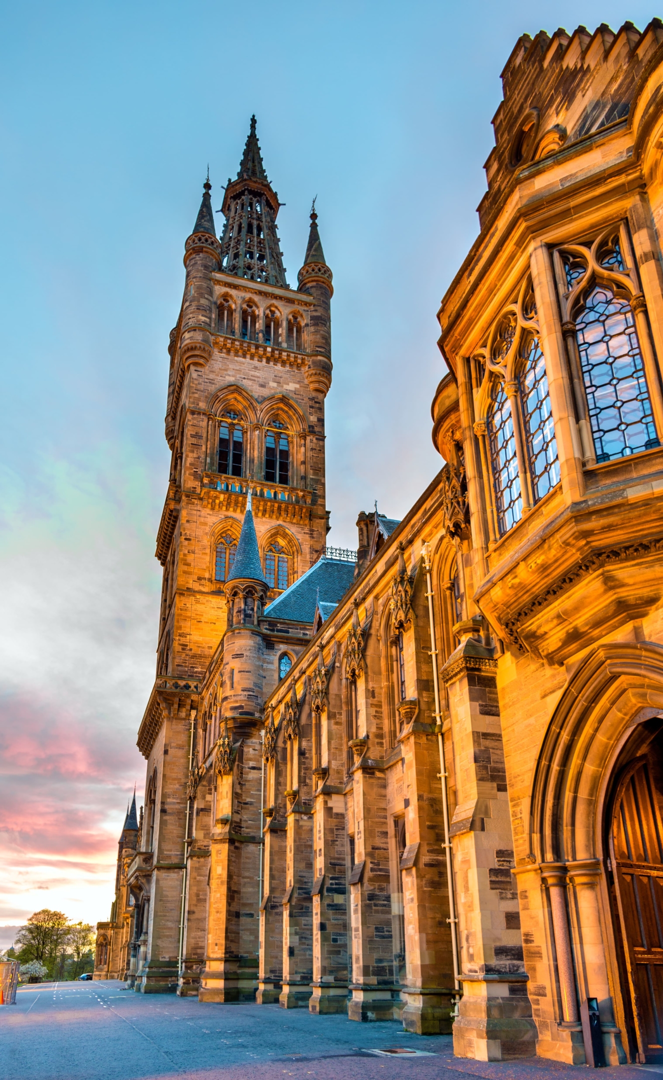vue sur l'université de Glasgow