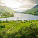 Lac à Inverness en Ecosse